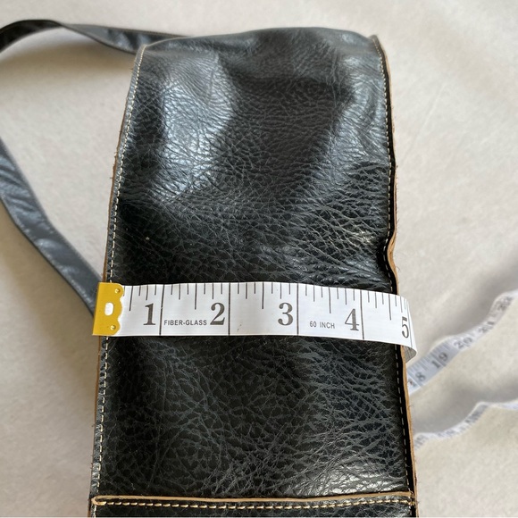 Matt & Nat Brown Vegan Leather Shoulder Strap Satchel Handbag Purse Large - Picture 10 of 14